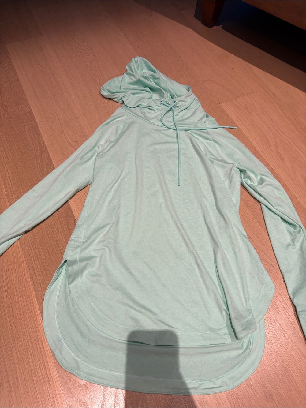 Women's Athleta Mint Cowl Neck Pullover Hoodie Sweater